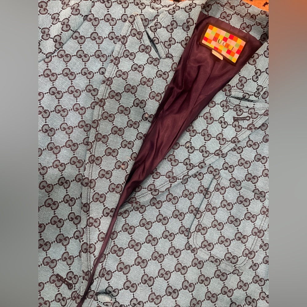 Gucci Monogram Blazer Jacket